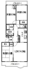 北浦和パークハウスの間取り画像