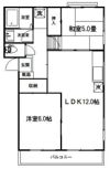 北栄第2マンションの間取り画像