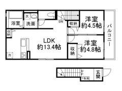 サンピエールの間取り画像
