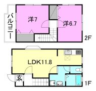 レジデンスSekiya－1の間取り画像