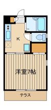 コーポオザキⅡの間取り画像