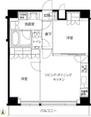 ルーブル東武練馬弐番館の間取り画像