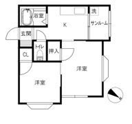 ニューワセ821Aの間取り画像
