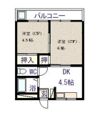 ルピナスかつらぎB棟の間取り画像