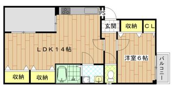 NKハイツの間取り画像