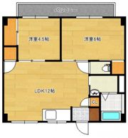 原田マンションの間取り画像