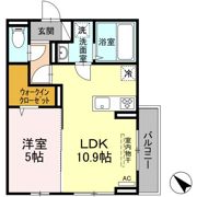 ヴィラ・シトラス沖野上Ⅰの間取り画像