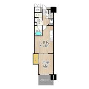 マスターズレジデンス道頓堀IIの間取り画像