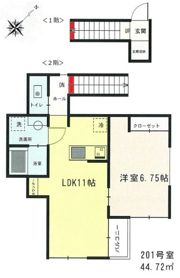 キャラクターメゾン（R）キュルチュール文京の間取り画像