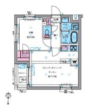 ジェノヴィア四谷三丁目グリーンヴェールの間取り画像