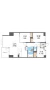 S-RESIDENCE谷町六丁目aloの間取り画像