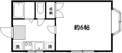 松庵東明ハイツの間取り画像