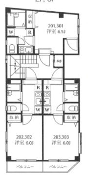 メッツプラザ野方の間取り画像