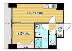 モデラート（Moderato)上町台の間取り画像