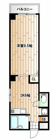 ライフ山手Ⅱの間取り画像