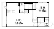blu e verdeの間取り画像