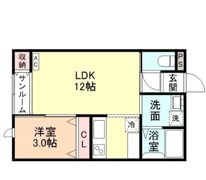 Clover Awajimaの間取り画像