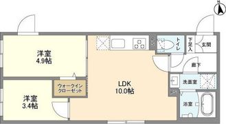 ウェルスクエア高円寺の間取り画像