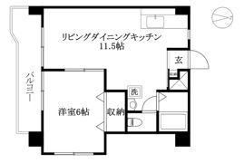 森ビル第8の間取り画像