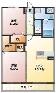 LIBERTE矢倉町の間取り画像