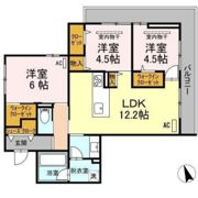 Clarus古市橋の間取り画像