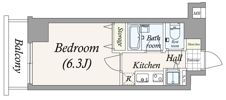 菱和パレス銀座八丁目の間取り画像