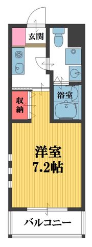 P'sプレイス東仲町の間取り画像