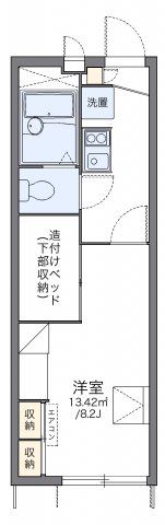 レオパレス津田山手の間取り画像