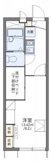 レオパレス津田山手の間取り画像