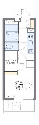 レオパレスひらかたの間取り画像