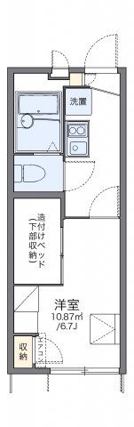 レオパレス星丘Aの間取り画像