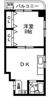 ベルメゾンヤスダの間取り画像