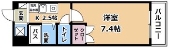 ドミトリーユーの間取り画像