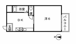 ANNEX西新の間取り画像