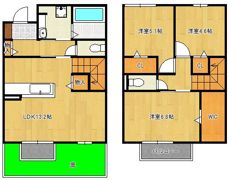 D-ROOM守恒 A棟の間取り画像