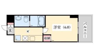 U-ro湊川公園前の間取り画像