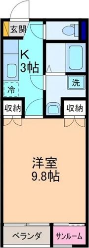 ドゥウェル婦中の間取り画像