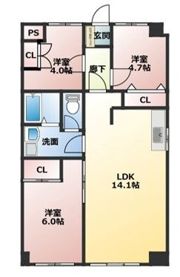 サンライト南浦和2番館の間取り画像