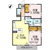 アヴニール・Ⅰの間取り画像