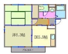 サンルミエールA棟の間取り画像