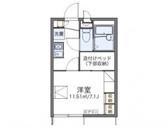 レオパレスクレールの間取り画像