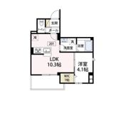 ビューノ 山手の間取り画像