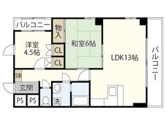 GH COURT 1stの間取り画像
