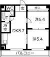 アパートメント膳所の間取り画像