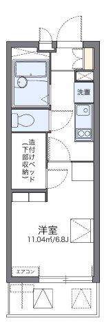 レオパレスArcadia Aの間取り画像