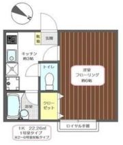 バーナルヒルズⅡBの間取り画像