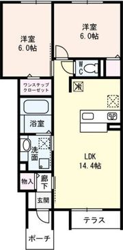 コスモパレスⅡの間取り画像
