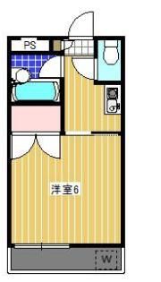 三栄ハイツⅡの間取り画像