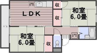 コーポラス福成の間取り画像