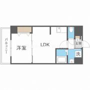 Halu江坂東の間取り画像